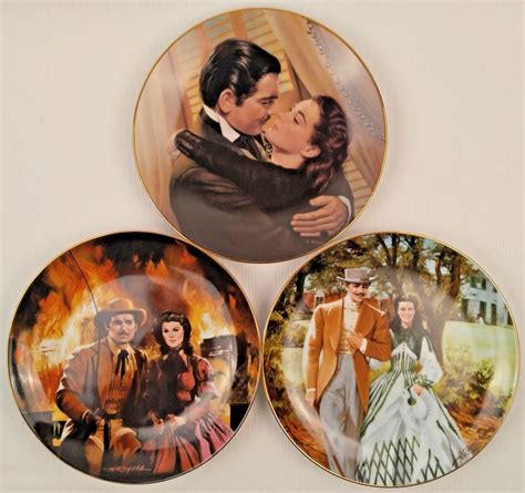 FREE shipping Add to Favorites 1978 Gone with the wind collector plate. . Gone with the wind plates